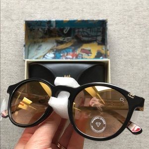 Ernie Barcelona Basquiat Round Sunglasses